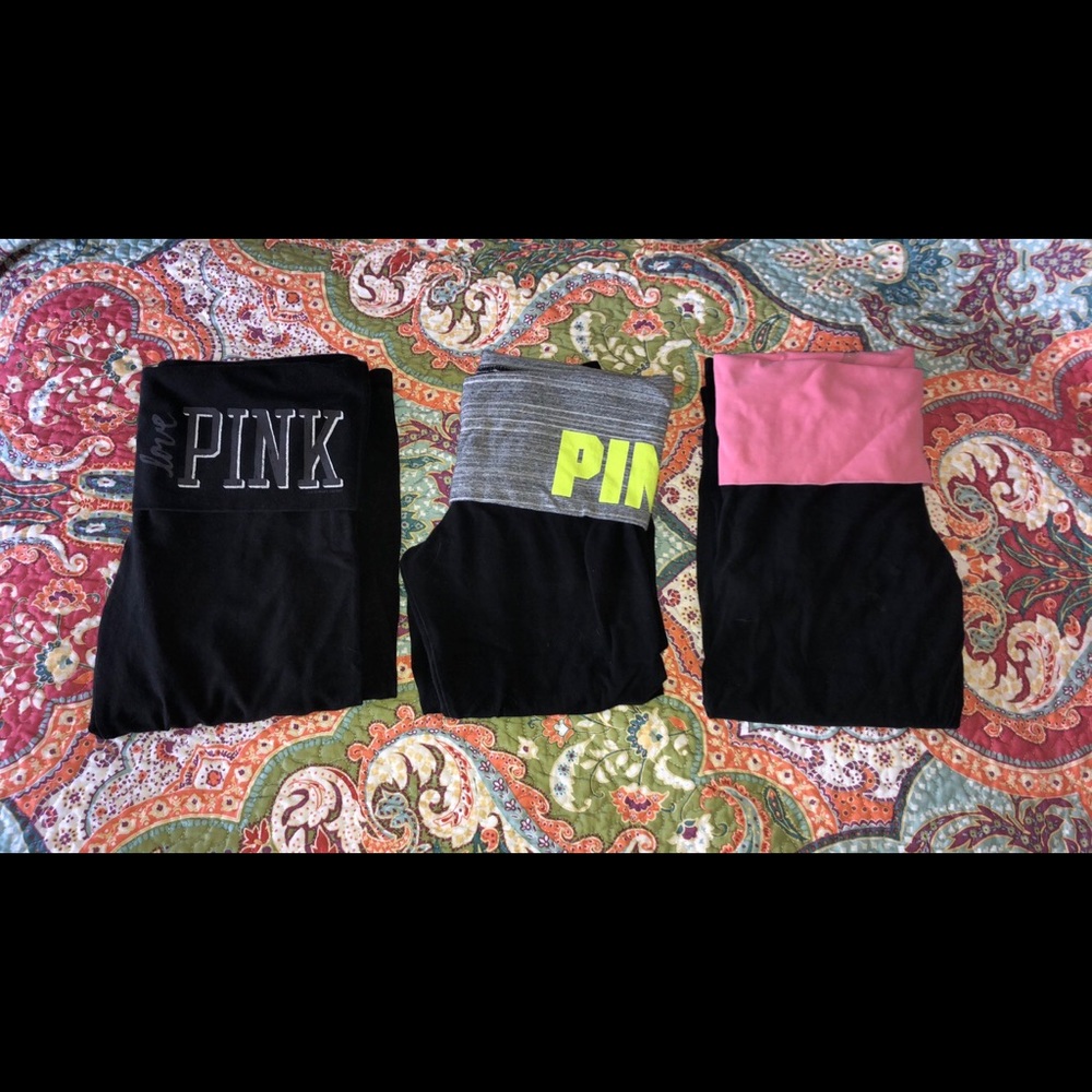 ❌SOLD❌ VS Pink Cropped Leggings